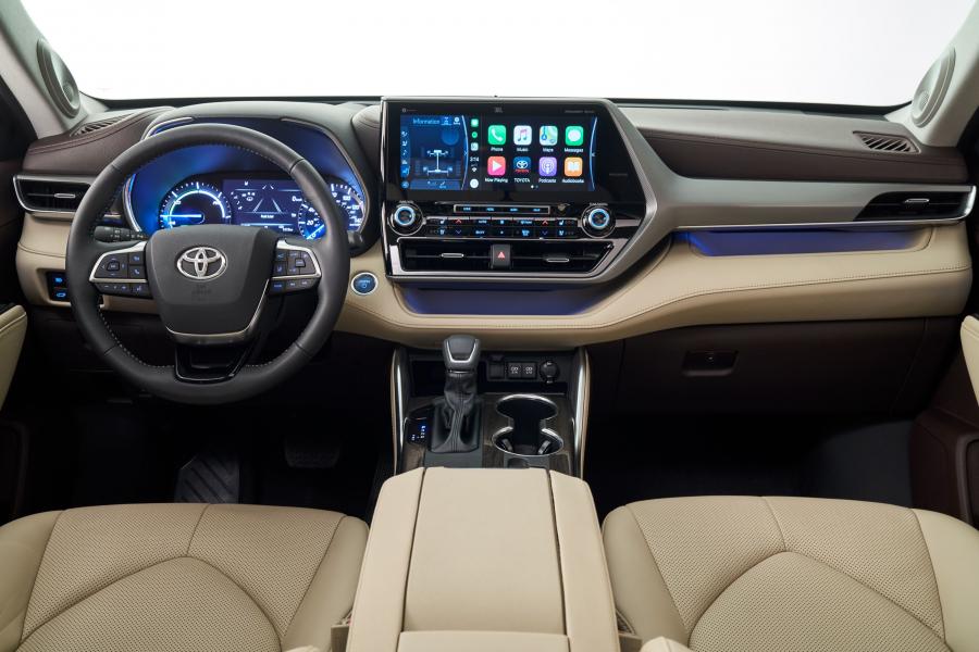 Торпедо Toyota Highlander Platinum AWD 2019 года  (NA) (фото 9 из 41)